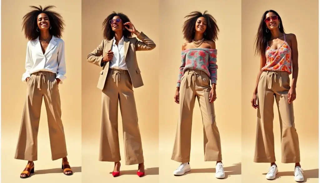 41 Looks Com Calca Wide Leg Bege para Arrasar em 2026 41 Looks Com Calca Wide Leg Bege para Arrasar em 2026