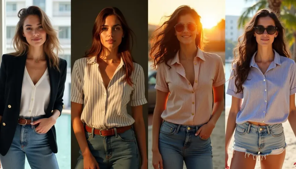 32 Looks Camisa Listrada Feminina para Arrasar em 2026
