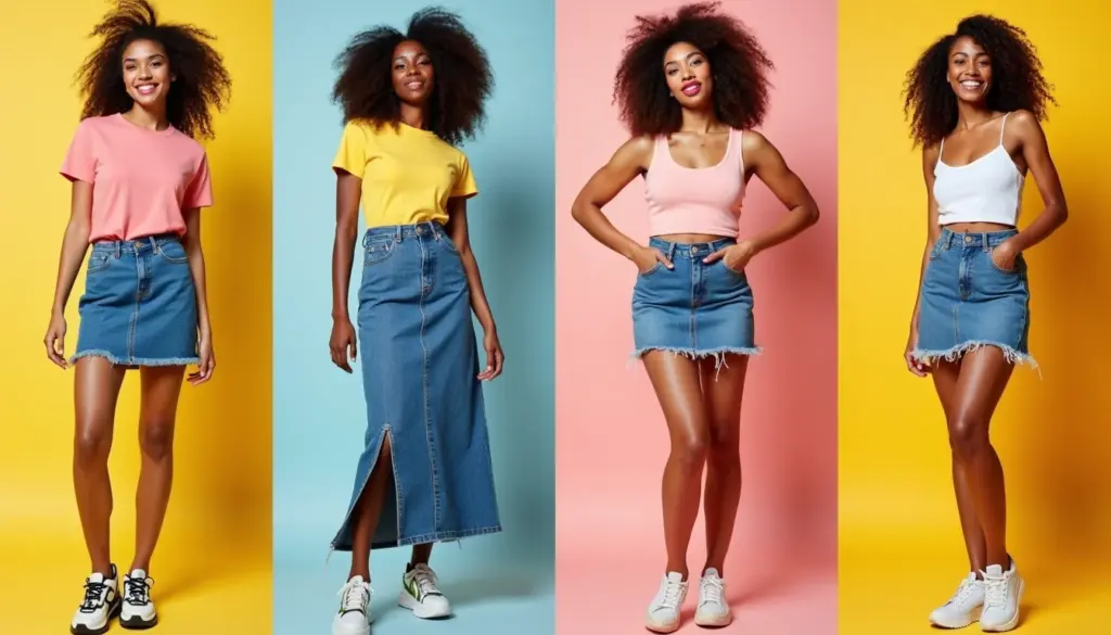 41 Looks com Saia Jeans e Tênis: Versatilidade e Estilo em 2026 41 Looks com Saia Jeans e Tênis: Versatilidade e Estilo em 2026