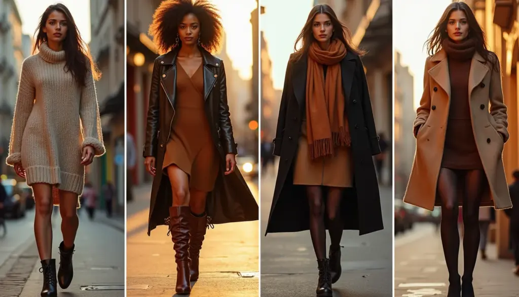 33 Ideias de Look de Inverno com Vestido que Esquentam Sem Perder o Estilo 33 Ideias de Look de Inverno com Vestido que Esquentam Sem Perder o Estilo