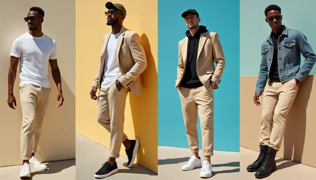 52 Ideias de Look Masculino com Calça Jogger Bege para 2026