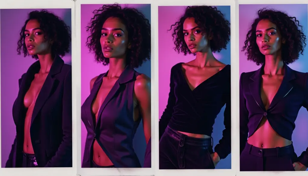 34 Ideias de Look Roxo com Preto Poderosos e Elegantes